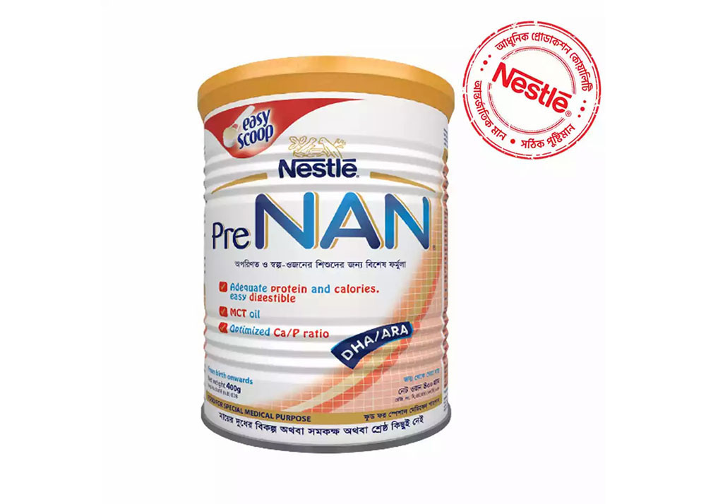 Nestle PRE NAN Premature & Low Birth Weight Tin (0-6 Months) 400 gm ...